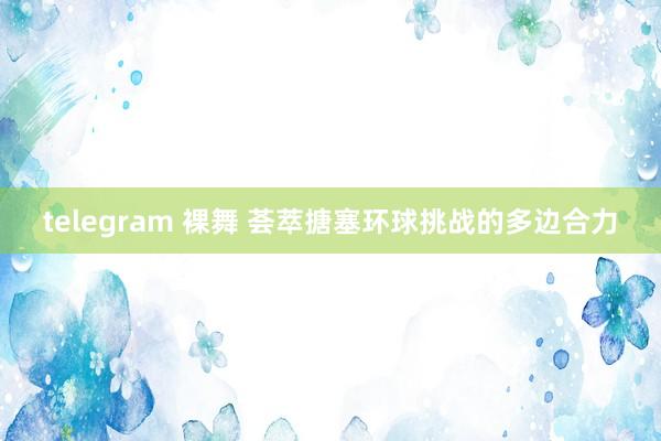 telegram 裸舞 荟萃搪塞环球挑战的多边合力