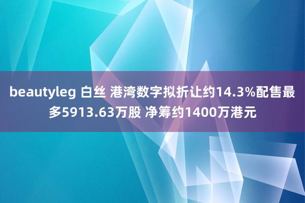 beautyleg 白丝 港湾数字拟折让约14.3%配售最多5913.63万股 净筹约1400万港元