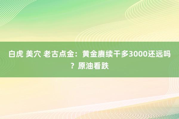 白虎 美穴 老古点金：黄金赓续干多3000还远吗？原油看跌