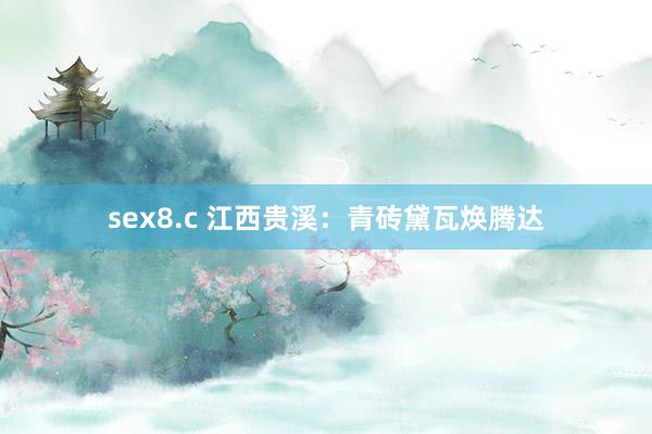 sex8.c 江西贵溪：青砖黛瓦焕腾达