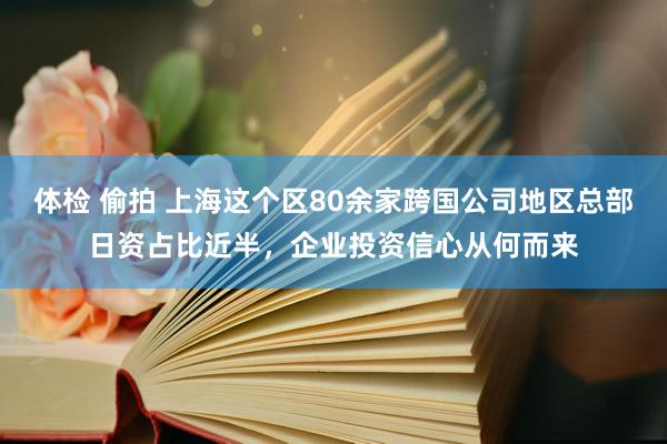 体检 偷拍 上海这个区80余家跨国公司地区总部日资占比近半，企业投资信心从何而来