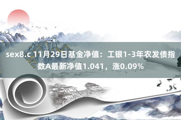 sex8.c 11月29日基金净值：工银1-3年农发债指数A最新净值1.041，涨0.09%