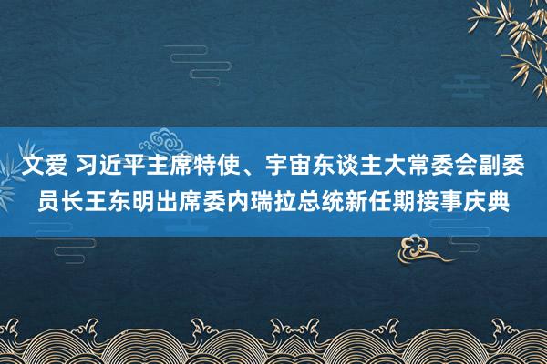 文爱 习近平主席特使、宇宙东谈主大常委会副委员长王东明出席委内瑞拉总统新任期接事庆典