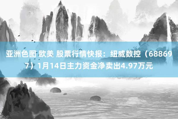 亚洲色图 欧美 股票行情快报：纽威数控（688697）1月14日主力资金净卖出4.97万元